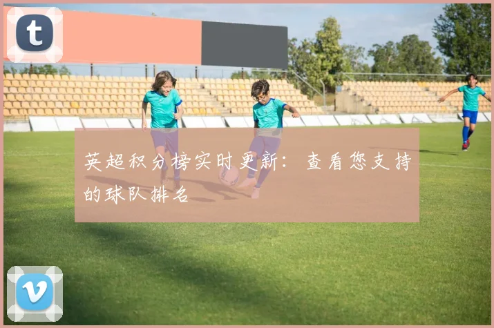 英超积分榜实时更新：查看您支持的球队排名